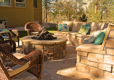 Patio with Fire Feature and Seating